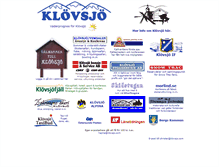 Tablet Screenshot of klovsjo.com
